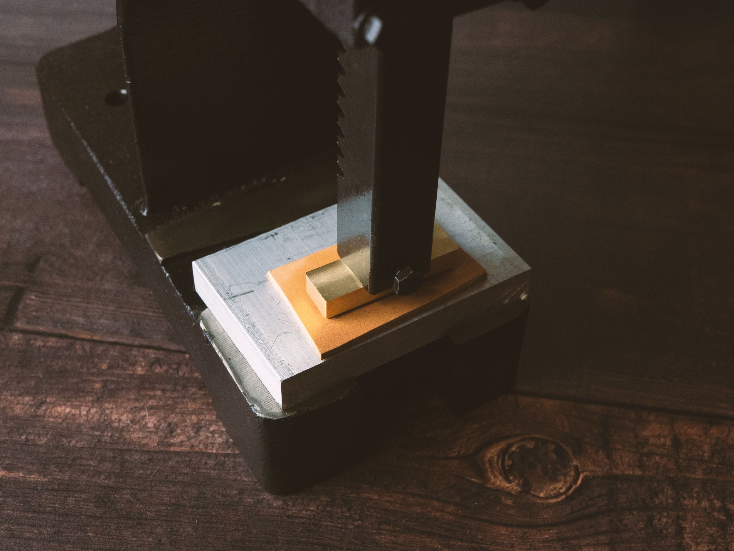 Embossing Leather With Arbor Press - Outpost Workshop