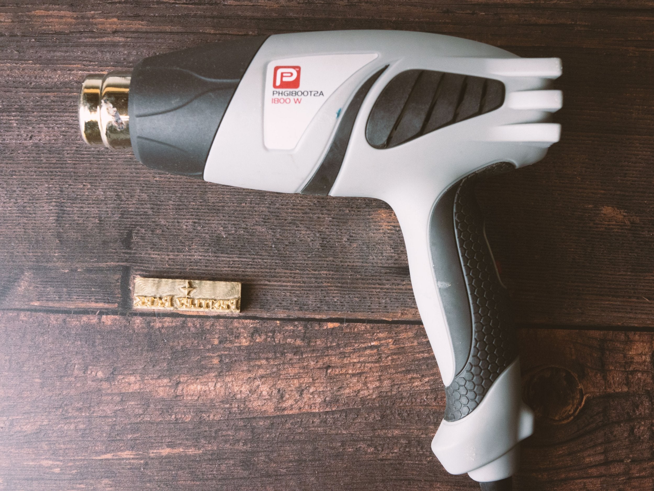 Heat Gun Leather Embossing Stamp - Outpost Workshop