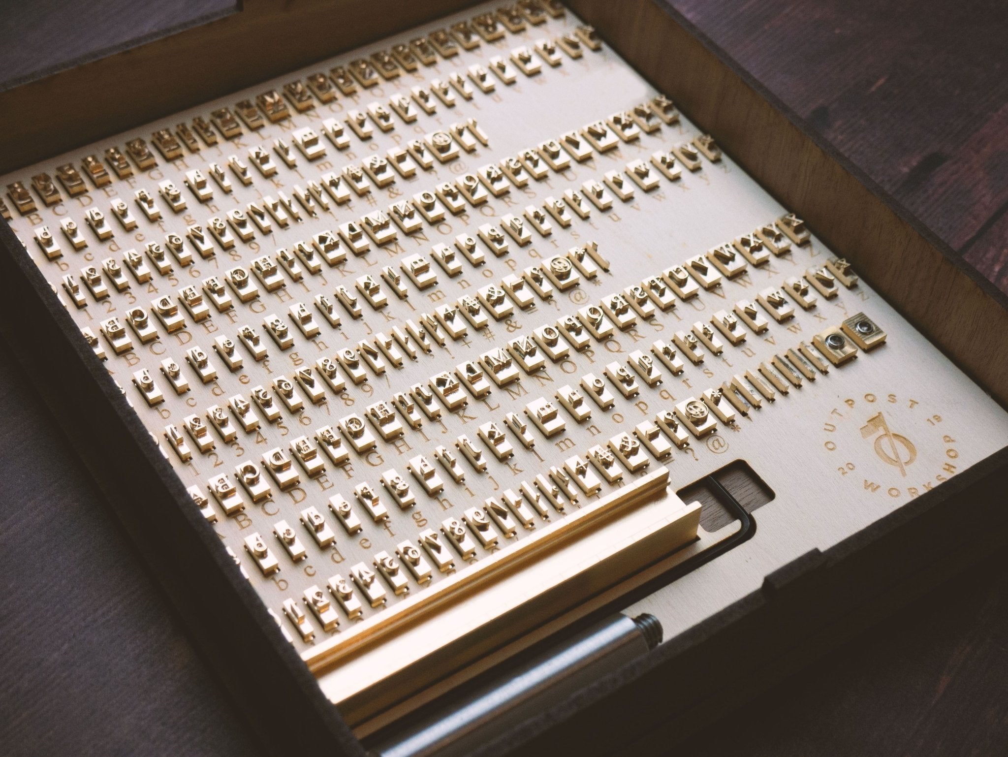 Alphabet Stamp Set for Leather - Times New Roman - Outpost Workshop