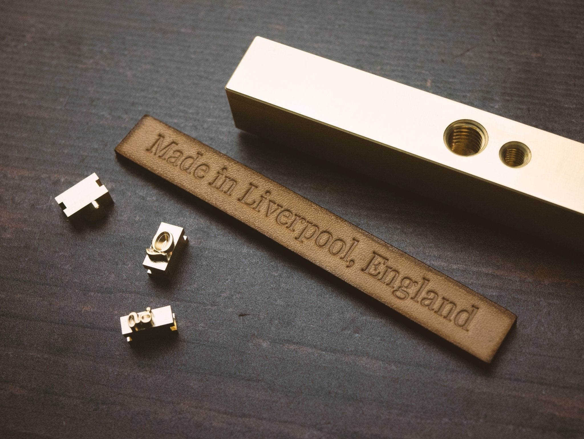 Alphabet and Letter Leather Type Stamp Set - Outpost Workshop
