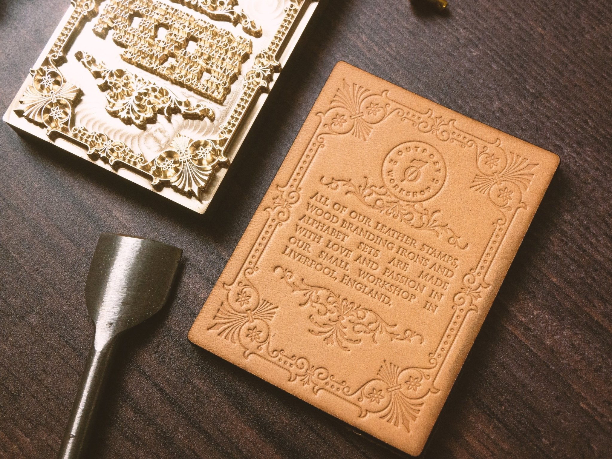Custom Leather Stamp - Outpost Workshop
