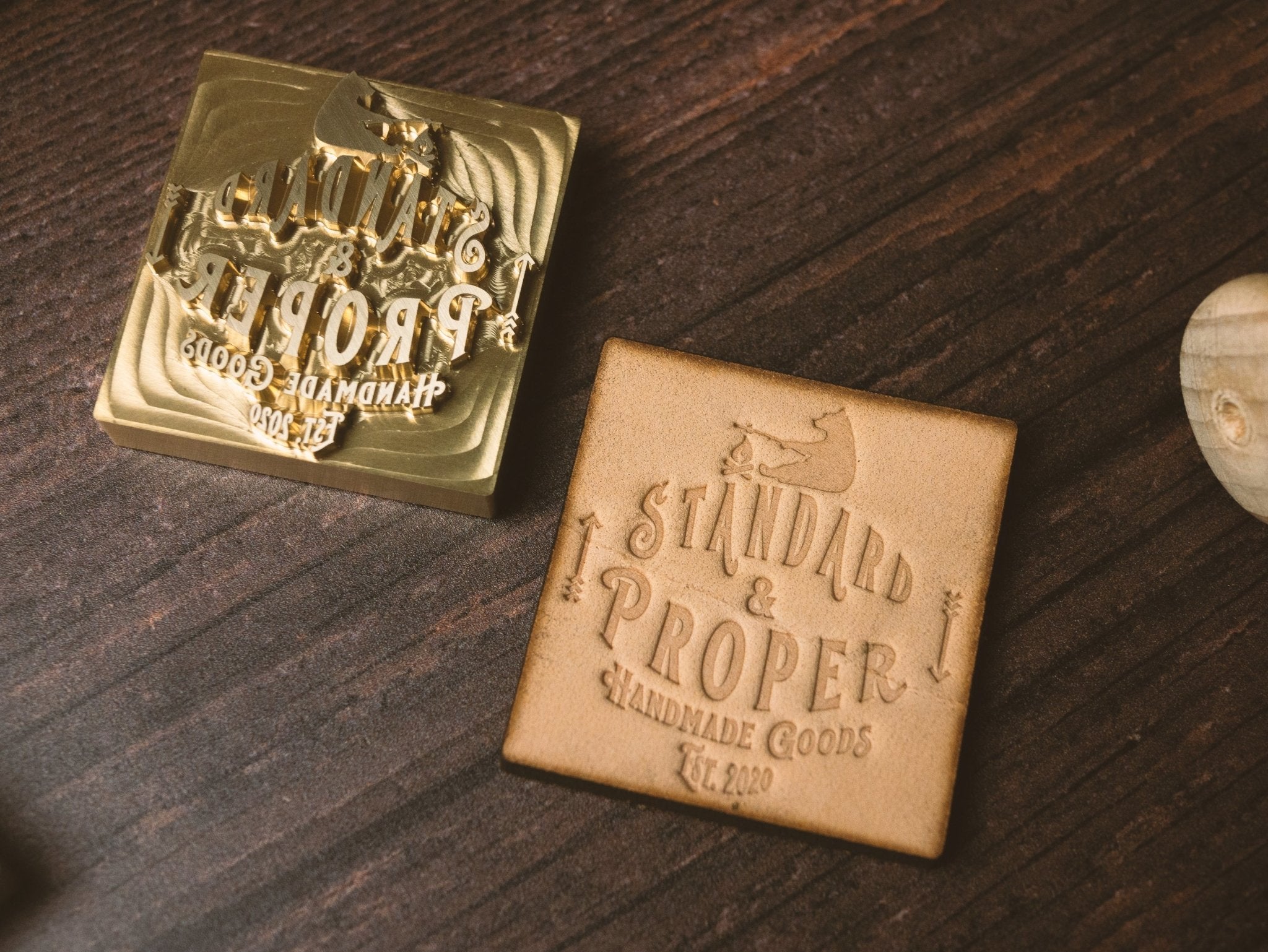 Custom Leather Stamp - Outpost Workshop