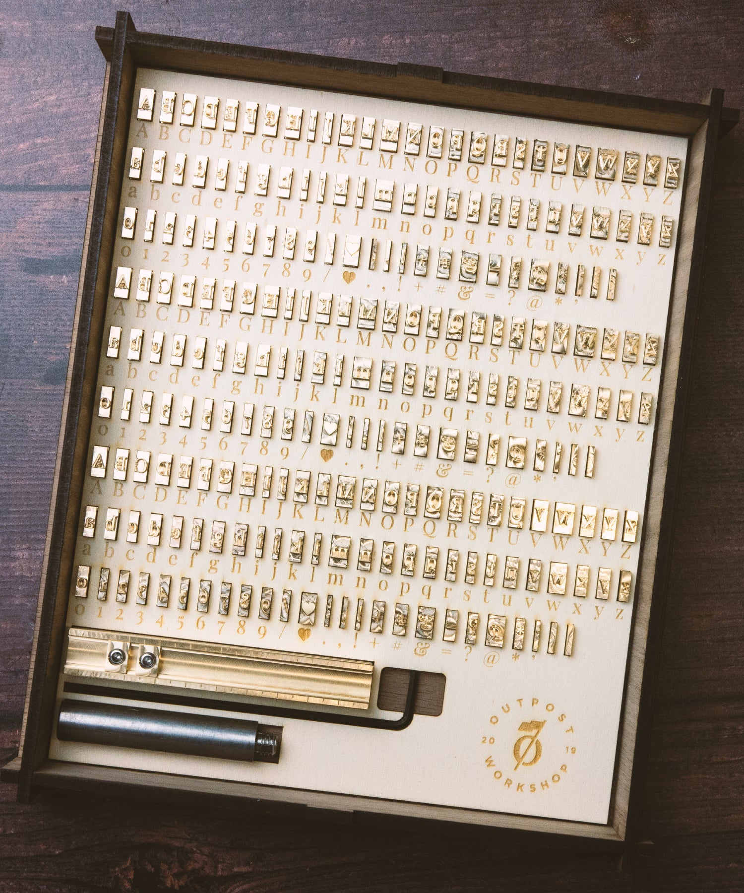 Alphabet Letter Stamp Set for Leather Embossing - Outpost Workshop