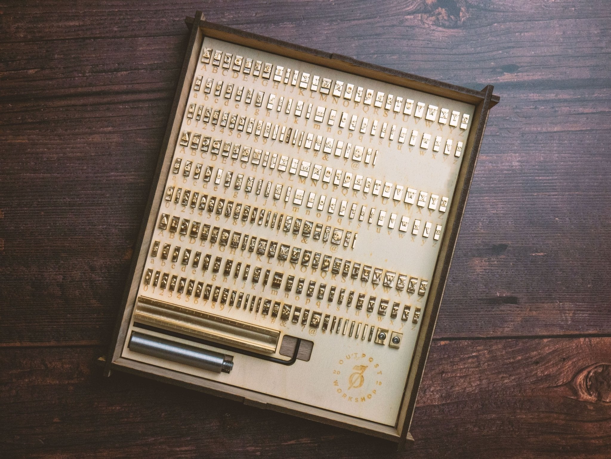 Alphabet Stamp Set for Leather - Times New Roman - Outpost Workshop