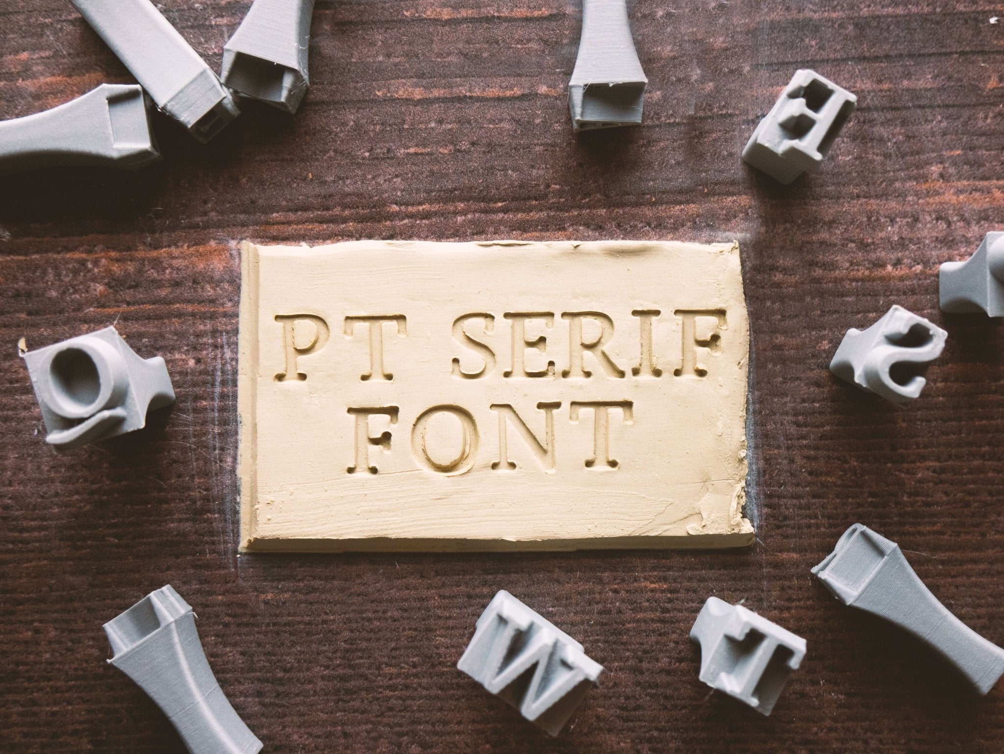 Alphabet Stamp Set for Clay - Outpost Workshop