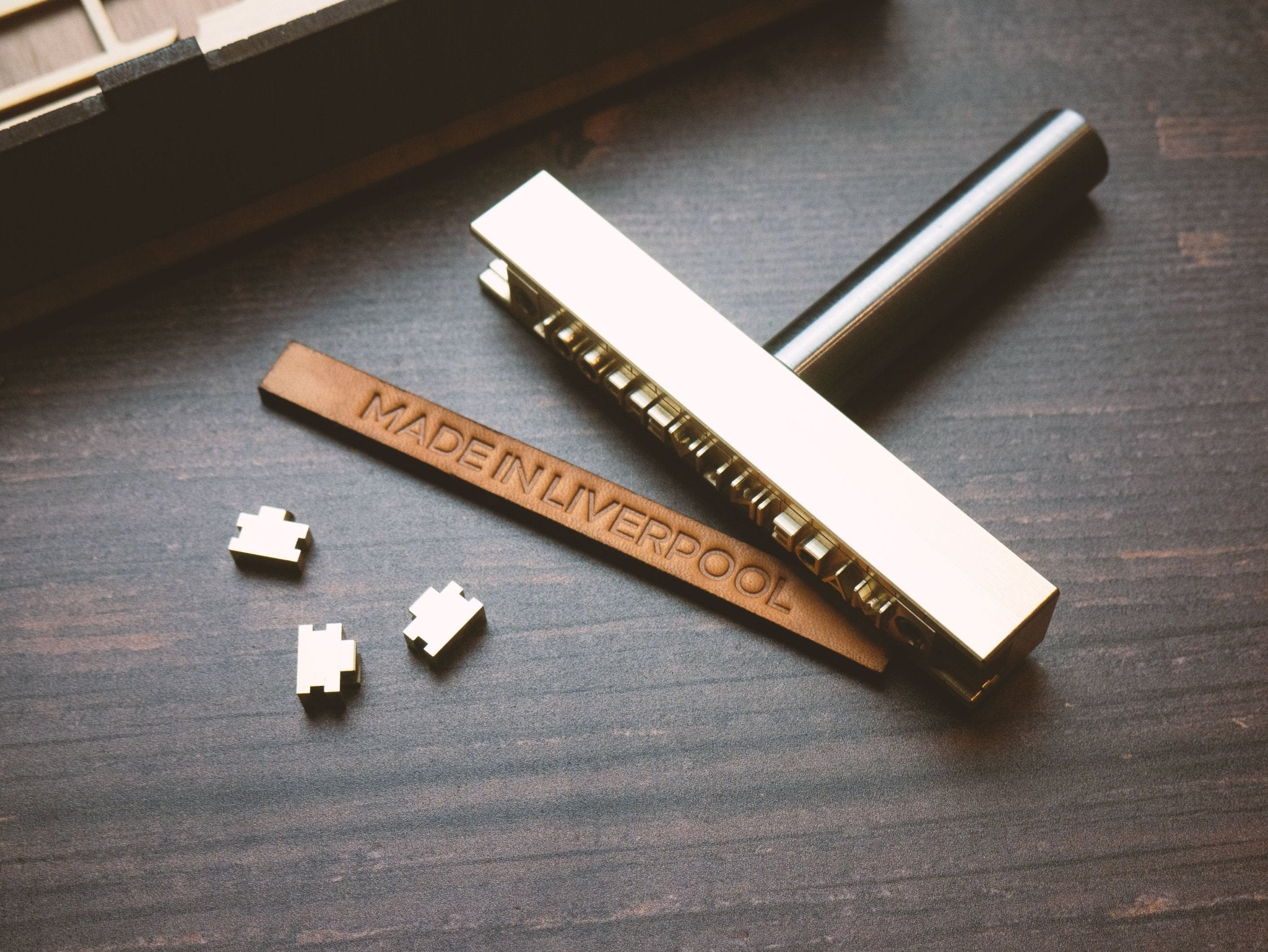 Alphabet Stamp Set for Leather - Bicyclette - Outpost Workshop